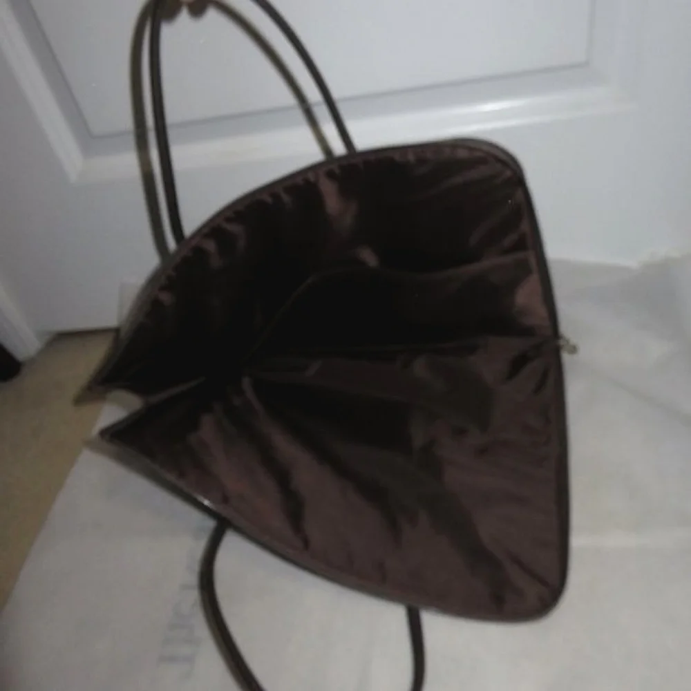 Longchamp Business Laptop Leather Handbag